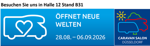 Bezoek ons op s'werelds grootste vrijetijds beurs.
